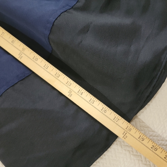 NEW Express Black and Blue Women's Skirt Size 10 Color Block Full - Picture 7 of 13